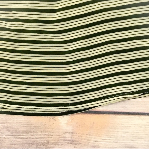 Patterson J Kincaid Striped Silk Dress Medium - Picture 7 of 8